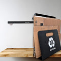 Box Caddy - Cardboard Recycling Organizer (Black/White). The ultimate solution to store, transport, and recycle your boxes. Eliminates cardboard clutter.