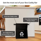 Box Caddy Wall Bar 2-Pack (Black/White)